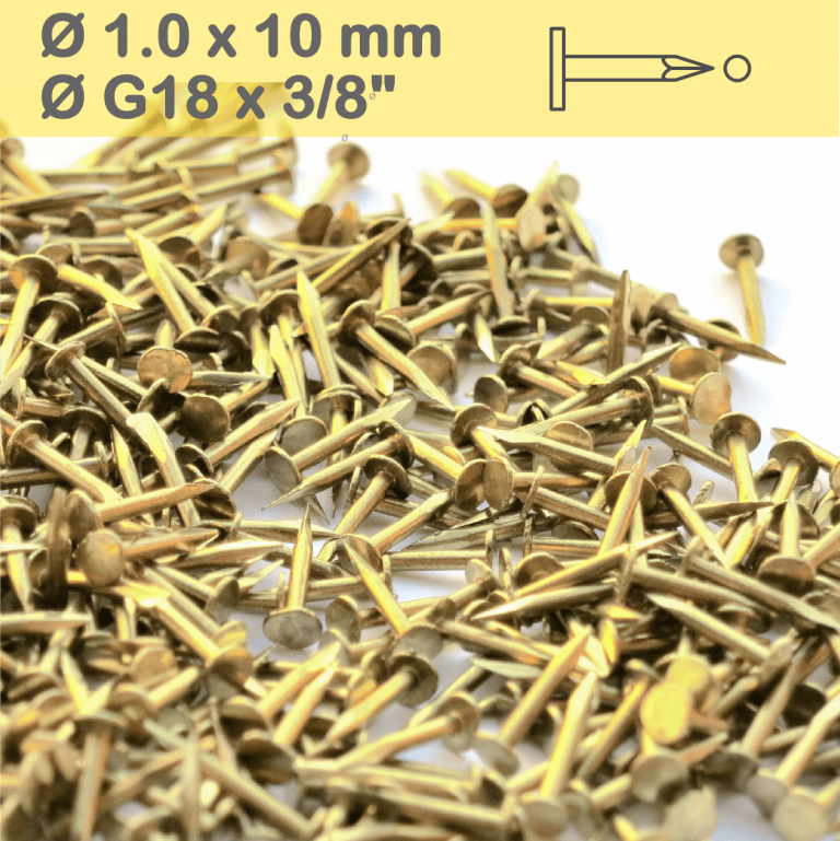 Nails and Tacks by BlackbirdSolid Brass Tacks Nails (Calzera
